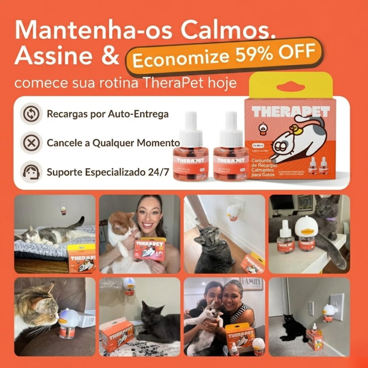 Kit Difusor Calmante para Gatos