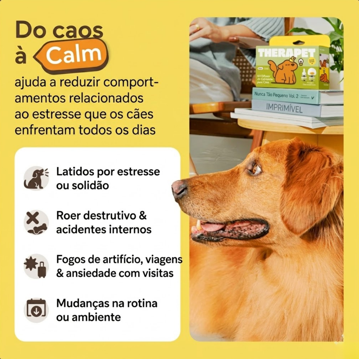 Kit Difusor Calmante para Cães