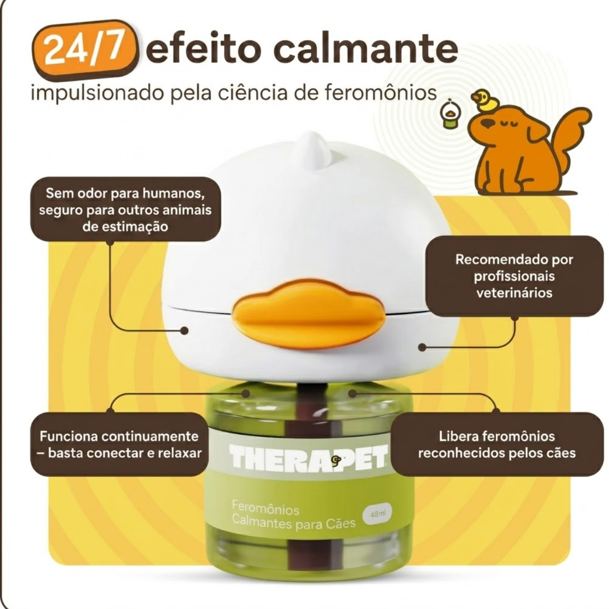 Kit Difusor Calmante para Cães