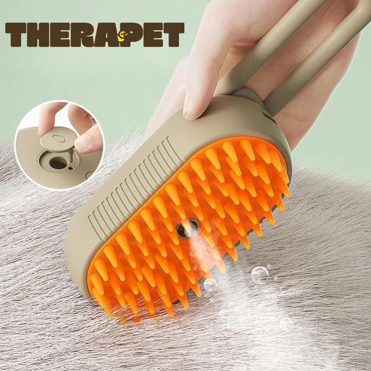 Escova A Vapor Para Gatos - Adeus pelos de gatos indesejáveis - Vapet Clean™