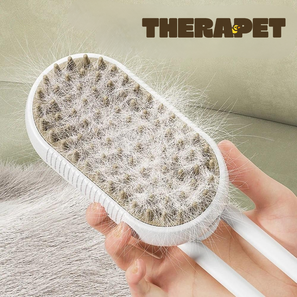 Escova A Vapor Para Gatos - Adeus pelos de gatos indesejáveis - Vapet Clean™