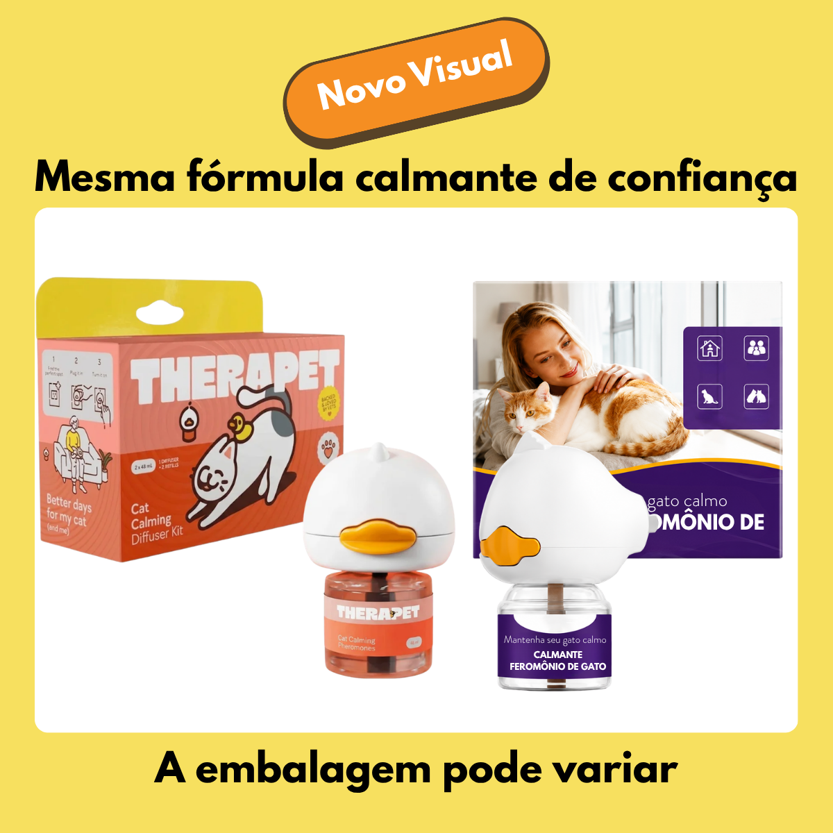 1x Kit Difusor Calmante para Gatos